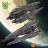 Dropfleet Commander TTCombat UCM Light Ships TTDFX-UCM-021