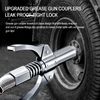 Grease Gun Coupler Grease Gun Tips,Quick Lock Double Handles Grease Gun Tip