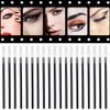 Set of 50 Disposable Eyeliner Brush, Eyeliner Makeup Brush, Eyelash and Eyebrow Brush, Makeup Brush, Eye Makeup Tool, Travel, Portable, Cosmetic Supplies, Nail Art, Lip, Multifunctional