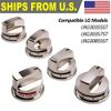 5 PCS Replacement Oven Knobs for LG Gas Range, LRG30355ST LRG30357ST Gas Stove