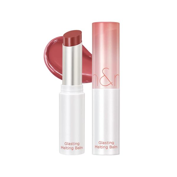 rom&nd Glasting Melting Balm 3.5g, 06 KAYA FIG, Glossy, Pump Lips, Moisture, Translucent, Water Bomb, High Pigmented, Vegan