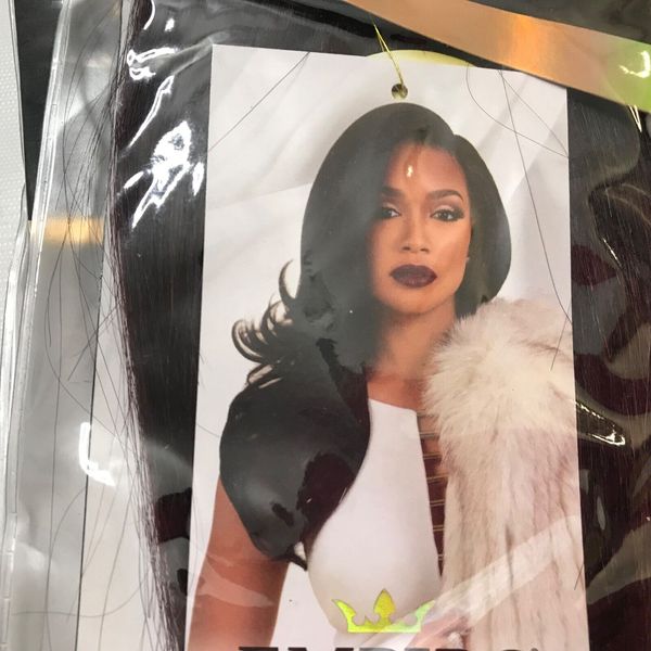 (1) Sensationnel Empire Human Hair Yaki 10” Color Burgundy Infuse/Argan Oil
