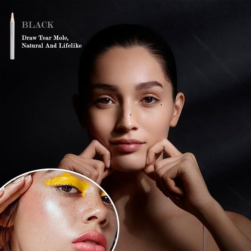 Lacrimal Nevus Pen, Freckle Pen, Natural Realistic Freckle Makeup Pen, Natural Waterproof Freckle Pen, Small Round Head Freckle Pen, Magical Spot Pen (Natural Brown)