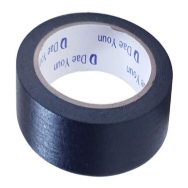 Black paper tape 50mmX40m black masking tape dakku