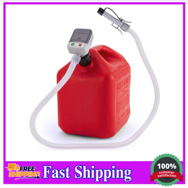 Fuel Transfer Pump for Gas Can with Precision Auto-Shutoff Nozzle | Fast 2.4G...