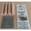 Stair Newel Post Steel Plate-Style Mounting Kit