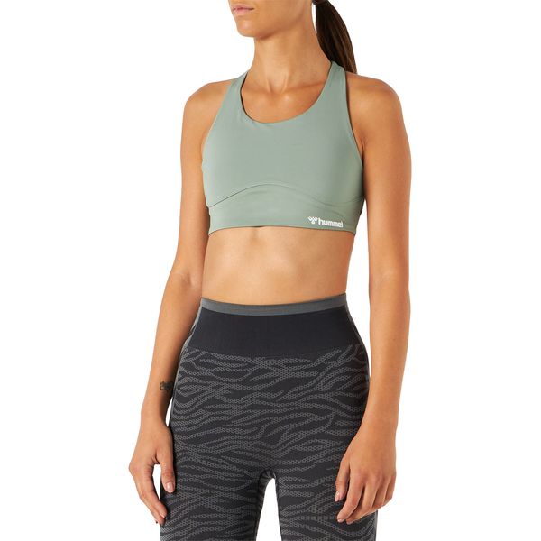 hummel Damen Hmlmt Grace Sports Bra, Lily Pad, L EU