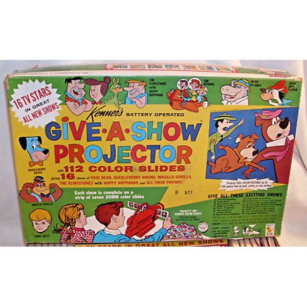 KENNER GIVE A SHOW PROJECTOR TOY PLAYSET 1962 BOXED NICE