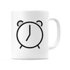 WeDoMugs Alarm Clock Graphic Icon Ceramic 11oz Coffee Tea Gift Mug Cup