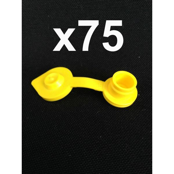 75 Yellow Fuel Gas Can Jug Vents/Cap Replacement Wedco Rotopax Gott Septer Anchor Blitz