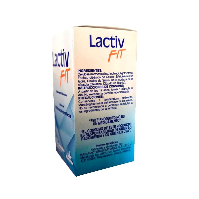 Lactiv Fit | Pack 3 Cápsulas Probioticas Desinflamatorias Para Mejorar ...