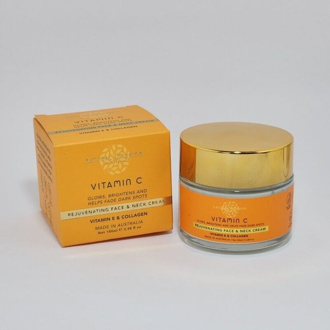 Natural Infusion Vitamin C Rejuvenating Face Cream Vitamin E Collagen 3.38 fl oz