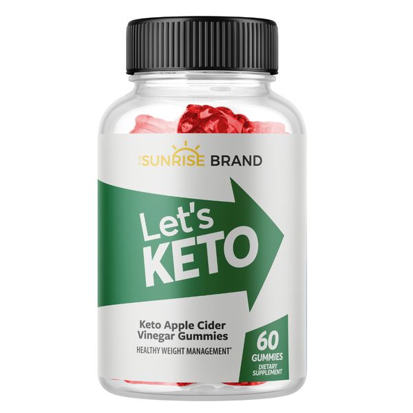 Let's Keto ACV Gummies, Apple Cider Vinegar Gummies 60 Gummies