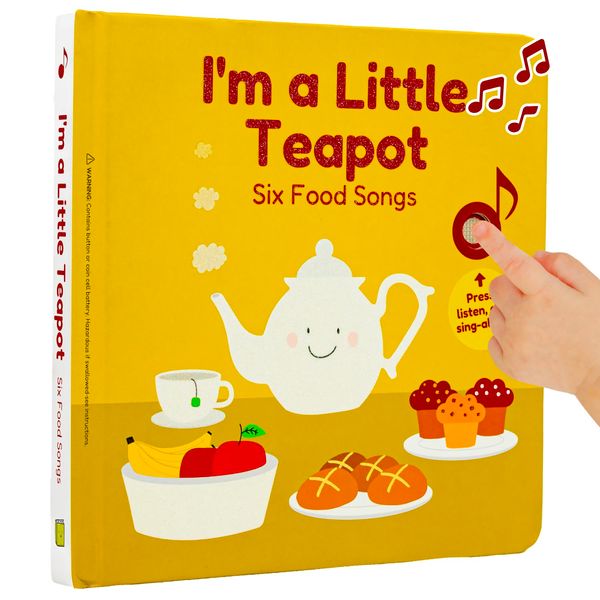 Cali's Books I'm a Little Teapot Interactive Musical Book for Toddlers 1-3 | Books for 1 Year Old | Sound Book for Toddlers | Singing Books for Toddlers 1-3