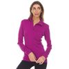 Minus33 Merino Wool Sequoia Women's Midweight 1/4 Zip Radiant Violet Medium