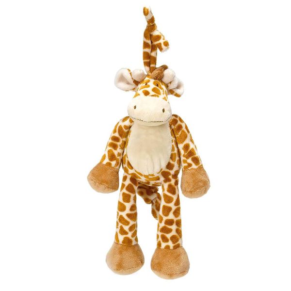 Teddykompaniet Diinglisar Adorable Stuffed Animal Lovely Realistic Brown Giraffe Musical Pull Animal Baby Comforter Soft Plush Sleep Toys|Birthday Gift for Baby Child Toddler|Ages 0+ (Singing Toy)