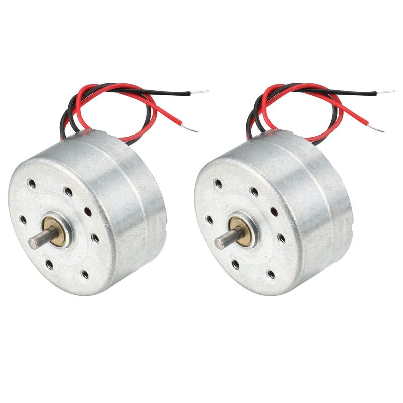uxcell RC300-FT-08800 DC 5V 6000 RPM DC Motor Mini Motor Metal Set of 2 ...