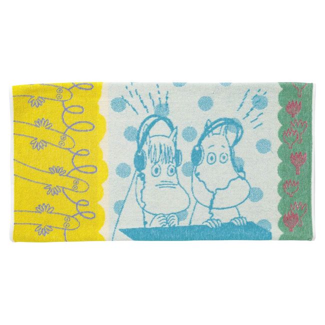 Marushin 1405022600 Moomin Pillowcase for Adults, Radio Time Pile Fabric