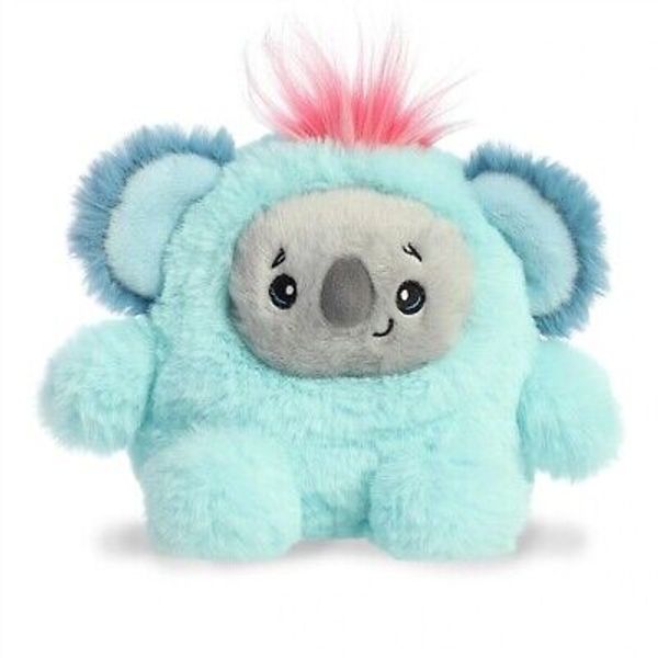 Emojeez Stuffed Koala Aurora Plush Toys 7.5" tall Reversable Face Emotions