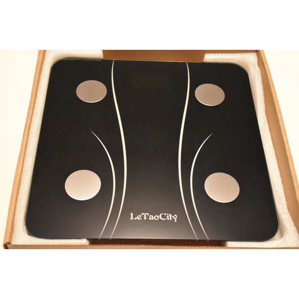 LeTaoCity Smart Digital Body Fat Scale  Multiple Data Monitoring   Bluetooth