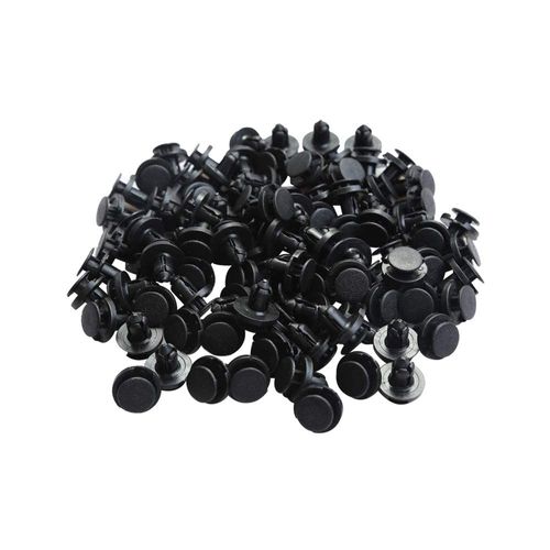 Dihoo Trim Clips 8mm 100pcs Clips Interior Rivet Fasteners Retainer Plastic Auto Fit Mazda Toyota Suzuki