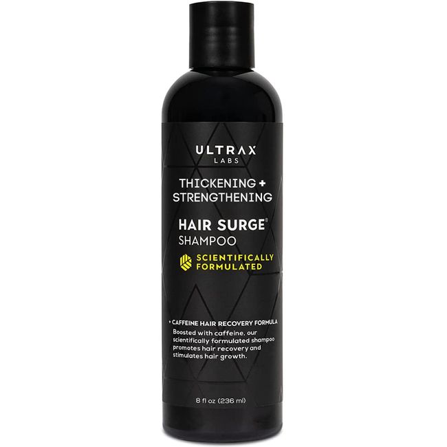 Ultrax Labs Hair Surge | Caffeine Hair Growth Shampoo for thinning hair, Hair Loss, and Thickening w/Ketoconazole for men and women 8 oz