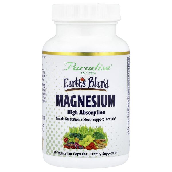 Earth's Blend, Magnesium, 90 Vegetarian Capsules
