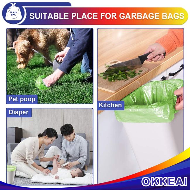 Small Trash Bag Garbage Bags Bathroom Trash Can Liners For Bedroom