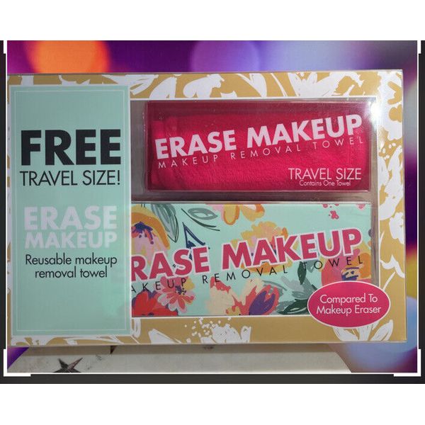 Erase Makeup  ~ 2PC Makeup Removal Towels Set ~ BNIB