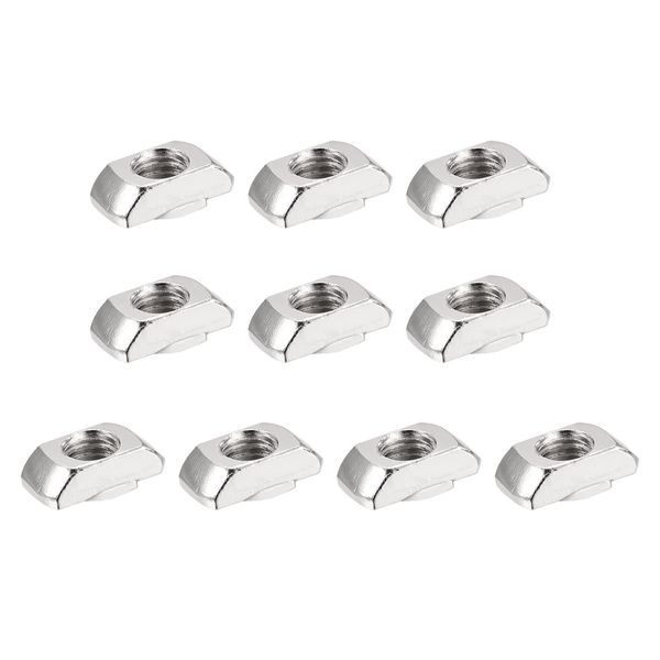 DMiotech 30pcs 4545 Series Sliding T Slot Nuts M8 Half Round Roll In Tee Nuts Aluminum Extrusion Profiles for 3D Printer