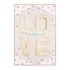 Hallmark 25483358 Valentine's Day Card "Love" - Medium
