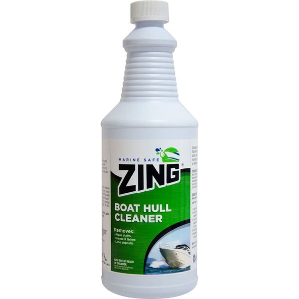 Zing 10121 Marine Safe Aluminum and Pontoon Boat Cleaner - 1 Quart