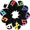 10 Pcs Neoprene Elastic Number Golf Head Covers Iron Covers