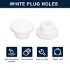 uxcell 4pcs White Plug Hole 16mm/0.63" Rubber Button Plug Suitable for Hole