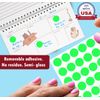 Royal Green Stickers Dots Coding Labels Grey Removable Adhesive 15mm (Approx 5/8 inch) - 385 Pack