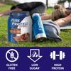 Pure Protein Powder, Whey, High Protein, Low Sugar, Gluten Free, Rich Chocolate, 1 lb