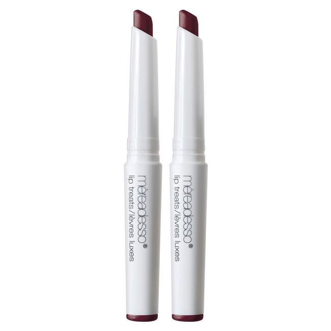 MÈREADESSO Lip Treats Duo In Sheer Burgundy Lip Balm, 2 Pack