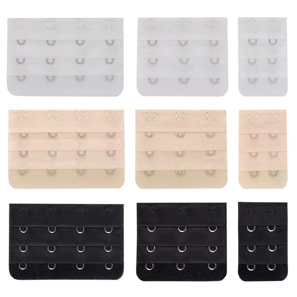 Tamlien Bra Extenders 2 Hook/ 3 Hooks/ 4 Hook, Soft and Comfortable Bra Extensions