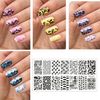 BPL 022 NEW Geek Theme Pattern DIY Manicure Nail Art Stamp Template Image Plate