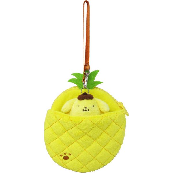 Funny Pass Case, Pineapple & Pom Pom Pudding, 3533