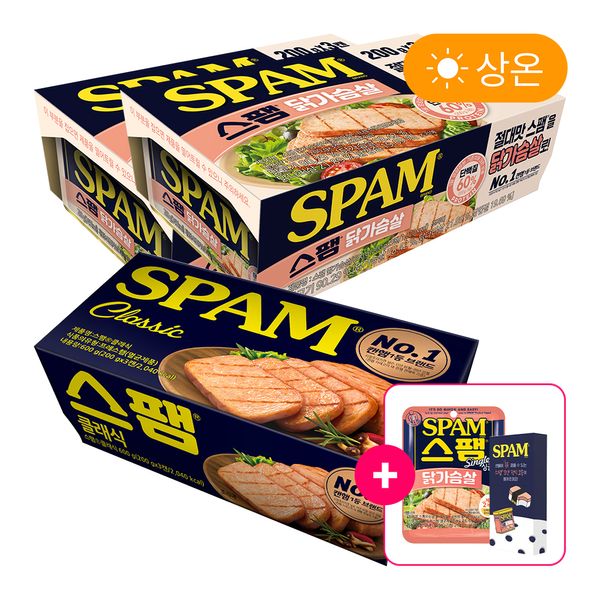 Spam Classic 200gx3+Spam Chicken Breast 200gx6