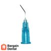25Ga Blue Pre Bent Applicator Needle Tips Luer Lock Etch Sealant 500/Pack
