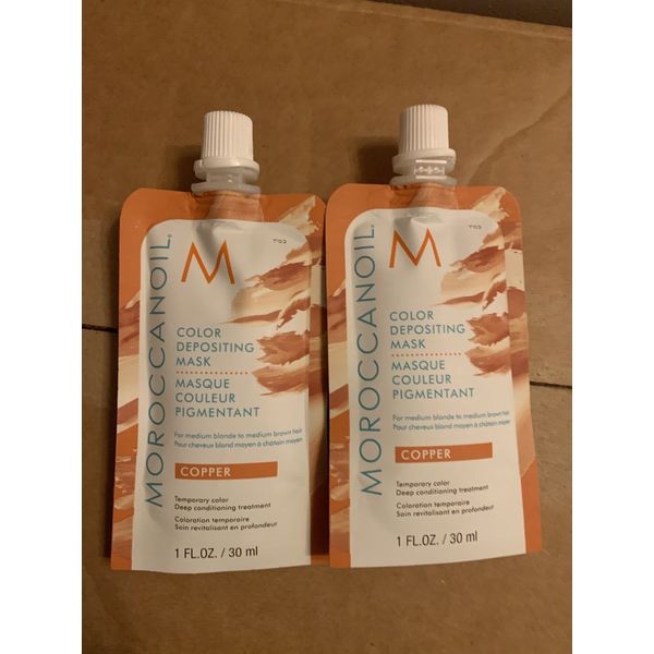 MOROCCANOIL COLOR DEPOSITING MASK COPPER TWO 1 OZ