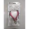 Vlasy 1PCS Mini Pliers for Hair Extensions Apply&Remove 3 Holes Pliers Pink Color Stainless Steel Rust Free