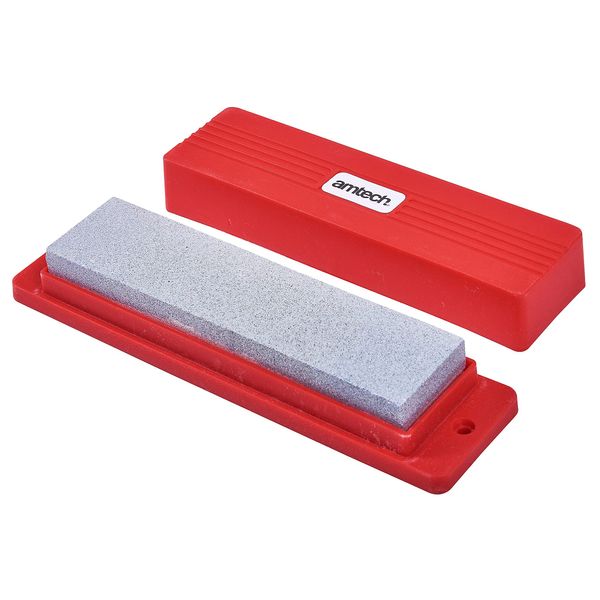 Amtech E2010 200mm (8") Combination Sharpening Stone and Box Set