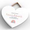 Global Designs Count Rainbows Rainbow Postivity Themed Colourful Hanging Plaque