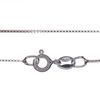 SOLID 925 STERLING SILVER FINE BOX LINK CHAIN NECKLACE - 0.8mm Gauge - 20inch