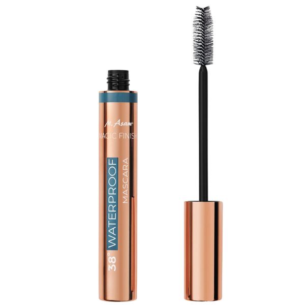 M. Asam MAGIC FINISH 38° Waterproof Mascara Deep Black (12ml) – wasserfeste Wimperntusche mit 38°-Technologie & Arganöl, voluminöse Wimpern in perfekter Definition & Länge, Make-up für perfekten Halt