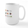 CafePress Flies_Mug Large Mug 15 oz (444 ml) Ceramic Coffee Mug