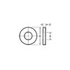 TE-CO 42607 - 3/4" Hardened Flat Washer - 12 pieces